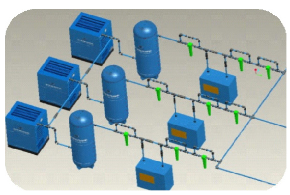 空壓機(jī)安裝布局