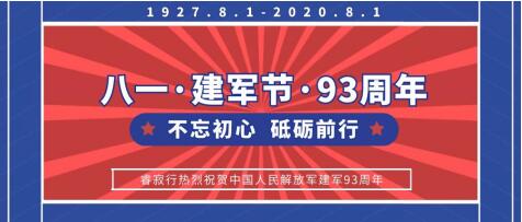 睿寂行空壓機(jī)熱烈祝賀中國人民解放軍建軍93周年